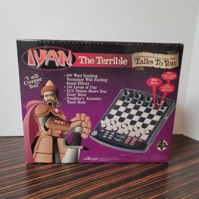 Excalibur Ivan II The Conqueror Electronic Talking Chess Game Teaching Mode  712