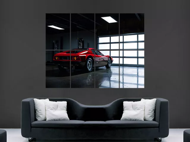 Ferrari Berlinetta Boxer 365 Gt4 Bb Car Racing Car Sports  Art Wall Print