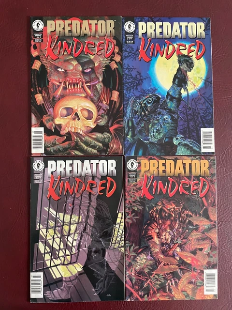 Predator Kindred 1-4 Dark Horse Comic Set Complete Lamb Tolson Kordey 1996