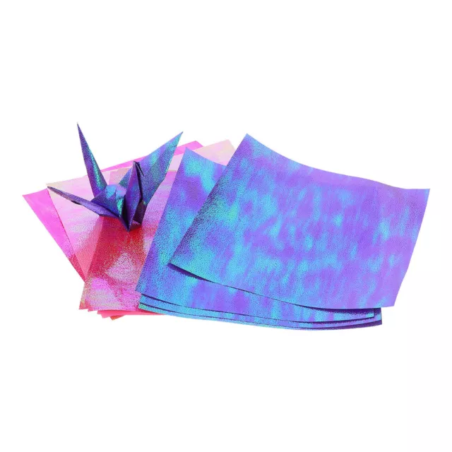 12 hojas de papel de envolver chocolate hecho a mano origami brillo cuadrado dibujos animados