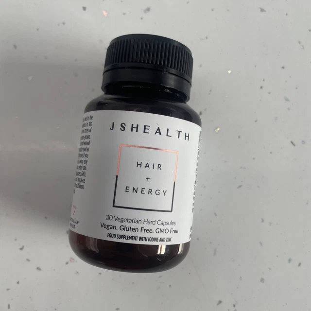 JS HEALTH HAIR And Energy Vitamins 30 Capsules (0534 bb date 01/2025