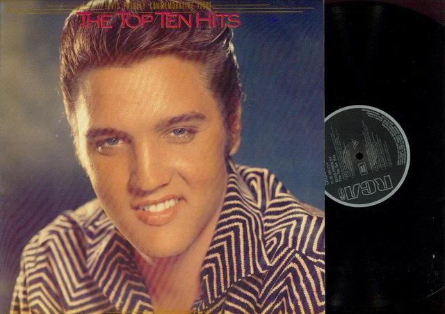 DLP--Elvis Presley – The Top Ten Hits / mit Poster