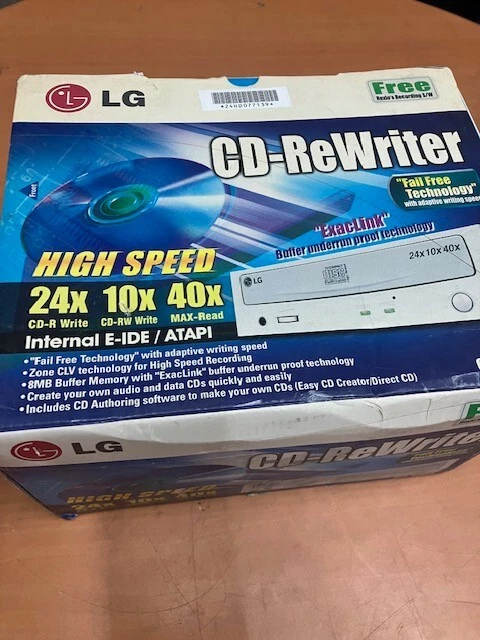 LG 24 X External Super Multi DVD/CD Rewriter GCE-8240B $42.99 - PicClick