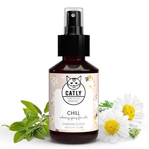 Catly Spray Anti Stress Chat - Effet Calmant Naturel - Spray Herbe à Chat et ...