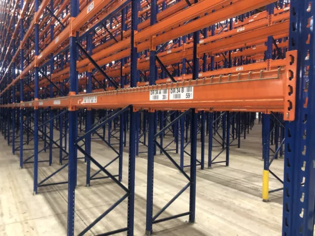 Stow Pallet Racking - Warehouse Shelving - Heavy Duty - Industrial - 4m