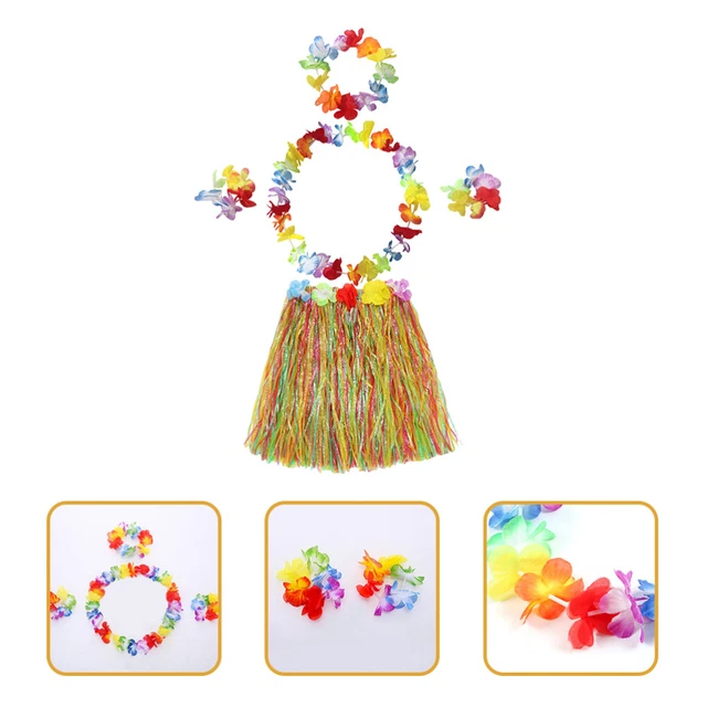 Luau Garland Grass Skirt Suit Hawaiian Party Supplies Hawaiian Decor Photo