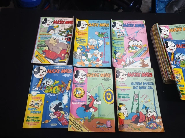 45 Micky Maus Hefte Sammlung / Konvolut Jahrgang 1984 / 1 mit Beilage