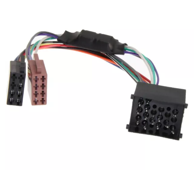 DIN ISO Auto Radio Adapter Kabel Stecker kompatibel mit Alpine CDA