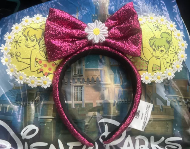 Disney Parks Peter Pan Tinker Bell Mickey Minnie Mouse Ear Headband NEW Daisy