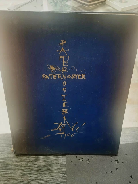 Salvador Dali̇ Book, Pater Noster Dali̇, 1966. Ri̇zzoli̇ Edi̇tore. Milano