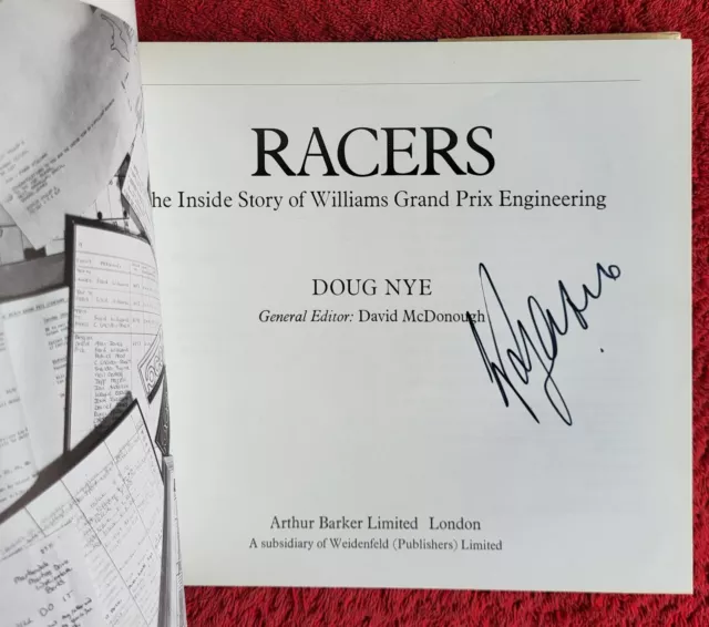 Racers *Signed Clay Regazzoni* by Doug Nye Inside Story of  Williams F1 GP