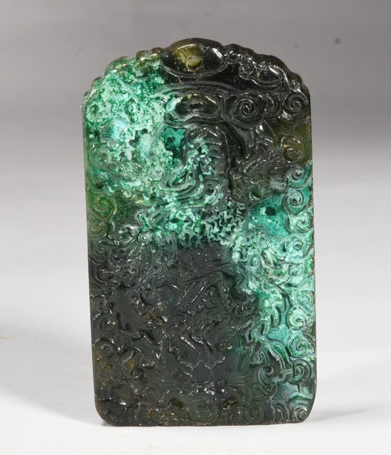 Breloque Zodiaque Chèvre/mouton En Pierre De Jade Naturel - Sculptée à La Main, Authentique, Neuf