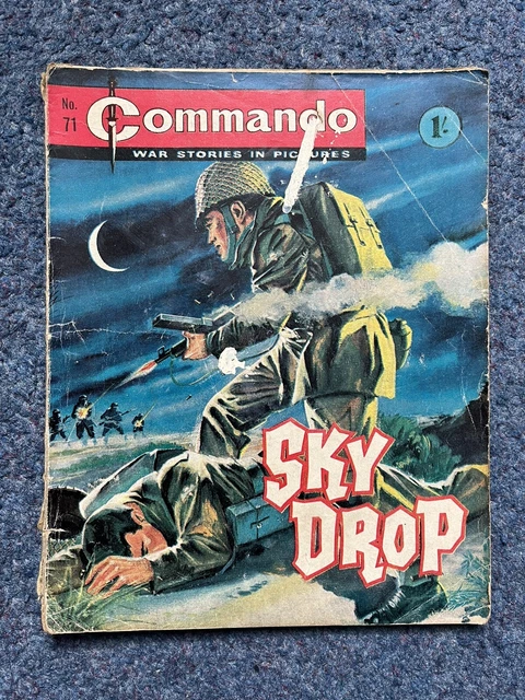 COMMANDO WAR STORIES in Pictures Comics No. 71 Sky Drop EUR 35,55 ...