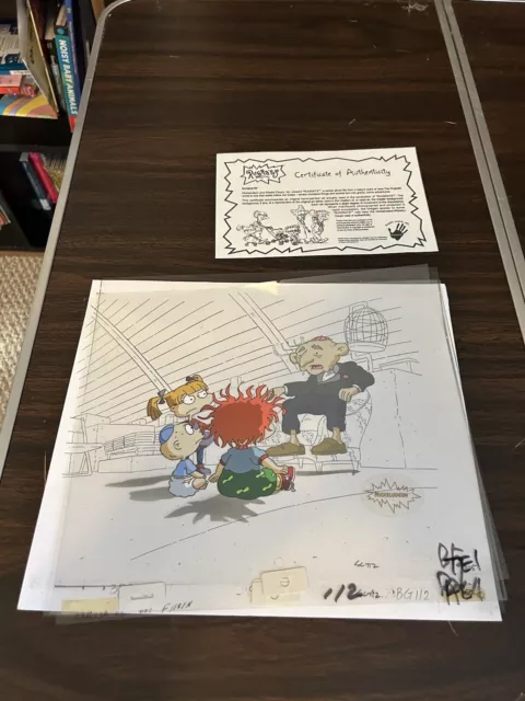 Rugrats Original 1990's Production Cel Animation Art 90's Nickelodeon Passover