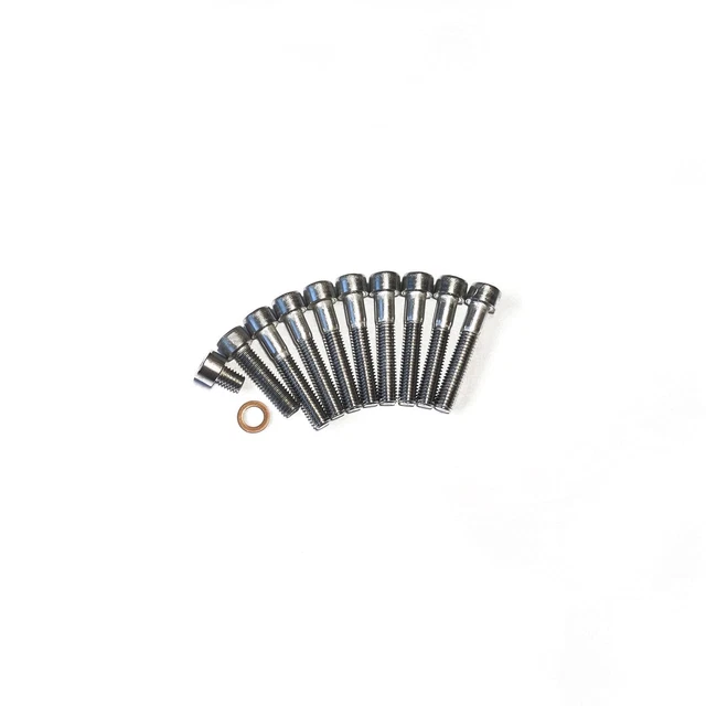 25-Piece V4A Stainless Steel Hex Bolt Screw Set For Simson S50 S51 S70 S80 (M6/M8)
