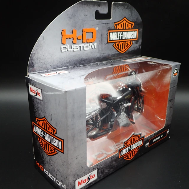 Harley Davidson 1928 JDH Twin Cam – 1/18 Modell Motorrad, Metall & Plastik, 13 Cm, Mit Sockel