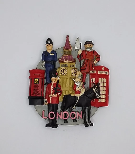 Magnete Calamita Resina Frigo  Souvenir Fridge Magnet Londra Inghilterra