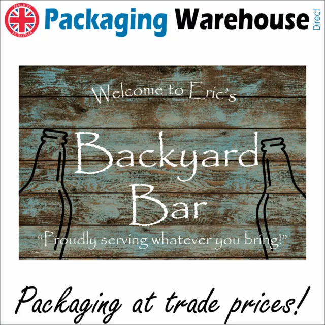 Yard Bar Sign Personalised Cave Shed Pub Garden