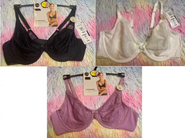 EX M&S MARKS and Spencer Body Lace Underwired Non-padded Bra Size 34-42  B-DD Cup £8.99 - PicClick UK