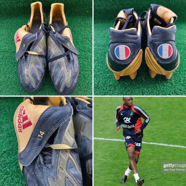 Match Worn Boots VIEIRA PATRICK inter Milan France Arsenal ADIDAS predator