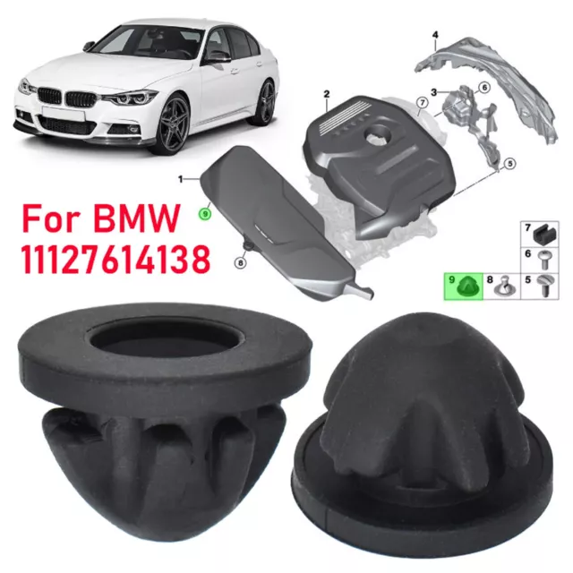 BMW Engine Cover Trim Rubber Mount Grommet Bush 11127614138 Genuine :  : Auto & Motorrad