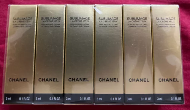 Lot of 12 Chanel sublimage la creme yeux Eye cream 3ml / .1 oz