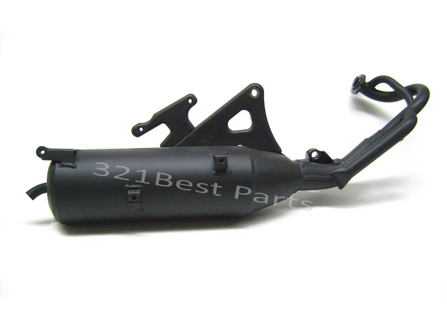 Original SYM EURO-X 50,  Jet 50 Auspuff mit CAT ET: 18000-T5E-000