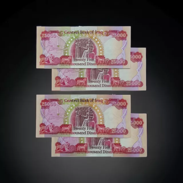 Buy 50,000 Iraqi Dinars | 2 X 25,000 IQD Banknotes | 100% Trusted and Authentic