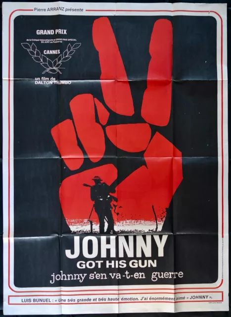 JOHNNY GOT HIS GUN 1971 vintage original French movie poster