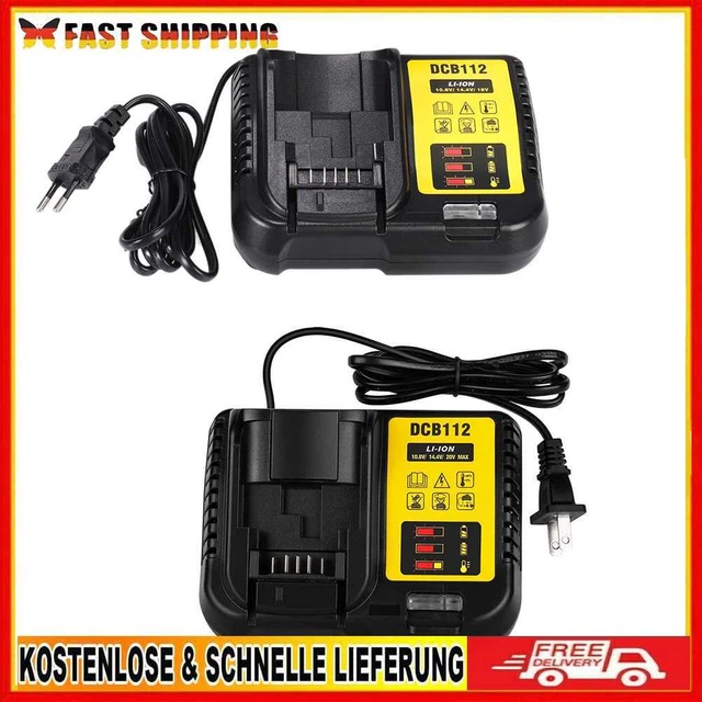 Replace Lithium Battery Charger for 12V 20V DCB101 DCB200 DCB140 DCB105