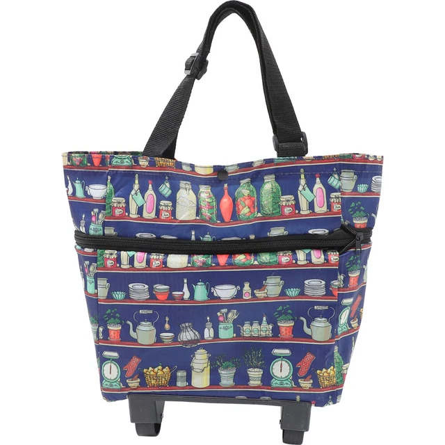 NymphFable - Lot De 5 Sacs Fourre-Tout Pliables 45x38cm - Motifs Animaux, Réutilisables Et Lavables