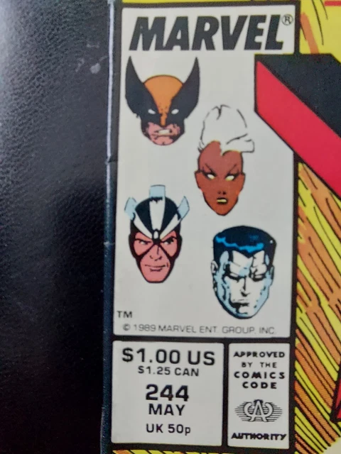 The Uncanny X-Men # 244 Vol 1 1st Jubilee Marvel Comics Chk Pics 5