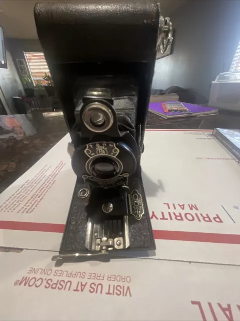 Vintage Eastman Kodak No.2A Folding Cartridge Hawk-Eye Model B Camera -Untested