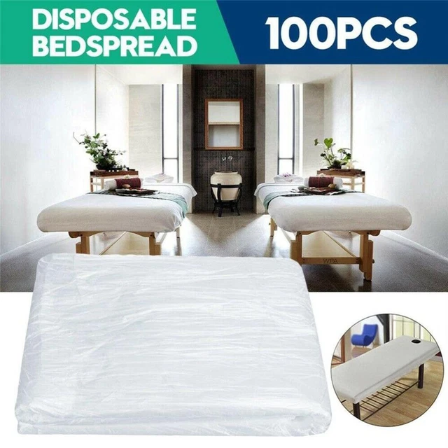 100 PIEZAS Cubierta de sofá desechable para mesas de masaje cama protección caliente EE. UU. T8K5