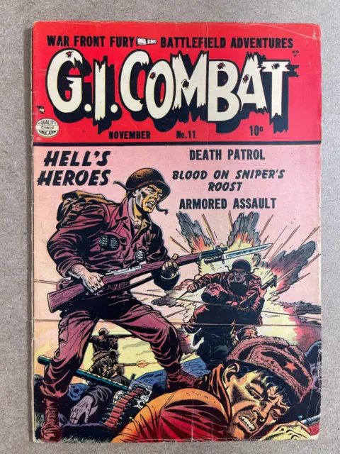 G.I. Combat #11 [1953, Quality] VG- 3.5