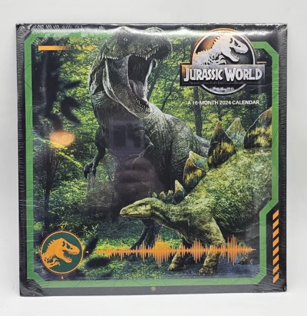 TRENDS INTERNATIONAL JURASSIC World Dominion 2024 Wall Calendar Sealed