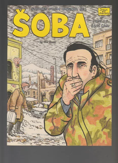 1993 SOBA Tales From Bosnia by Joe Sacco #1 VF 8.0 D&Q / Fisherman Collection