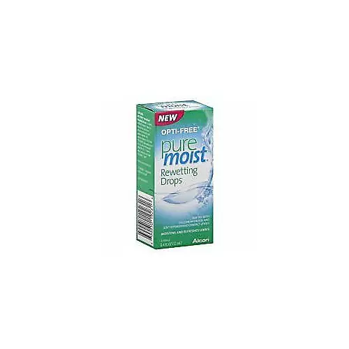 Alcon Opti-Free Pure Moist Rewetting Drops - 0.4 fl oz (6 Pack)