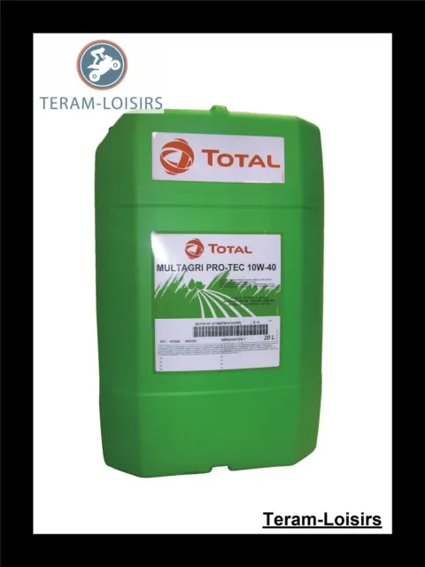 Aceite Agrícola Total Multagri Pro Tec Multifunción / 10W40/20 Litros