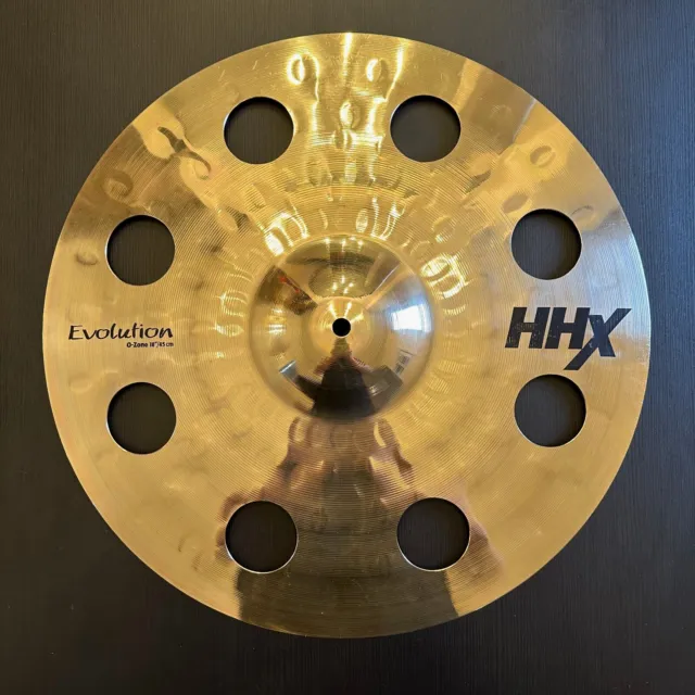 Sabian HHX Evolution 18" O-Zone Crash Cymbal - Barely Played, Free P&P!