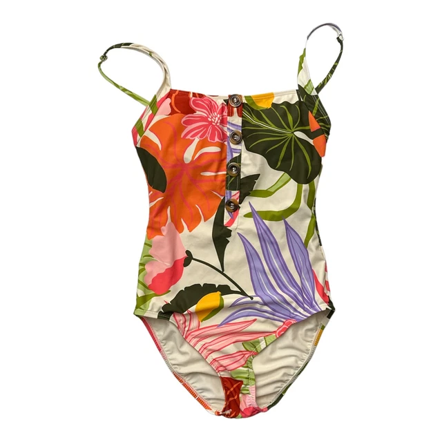 Social Standard By Sanctuary Women's Button Front One-Piece Swimsuit (XS)