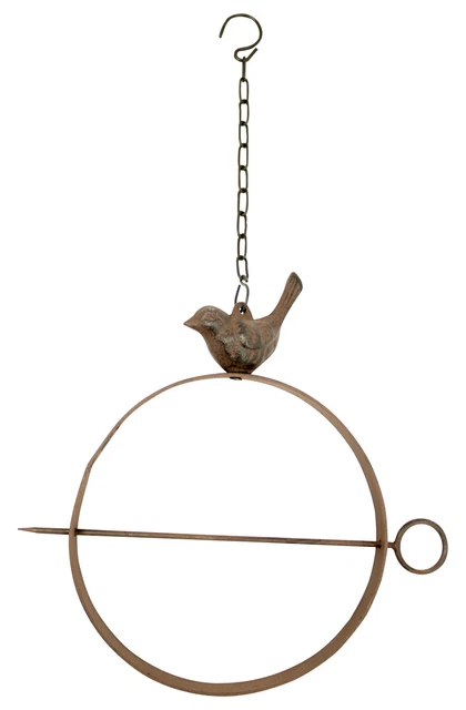 Vogelfutterstelle Ring zum Aufhängen Futterstelle aus Metall Vogelfutterspender