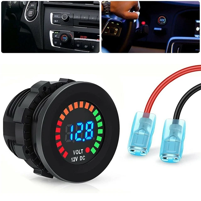 Voltmetro Digitale 12V BX100007 - 52mm Per Auto E Veicoli Elettrici - Foto 3