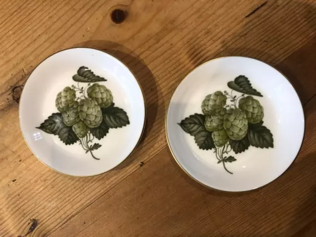PAIR of "The Worcester Hop" Mathon Trinket/ Pin Dishes 1965