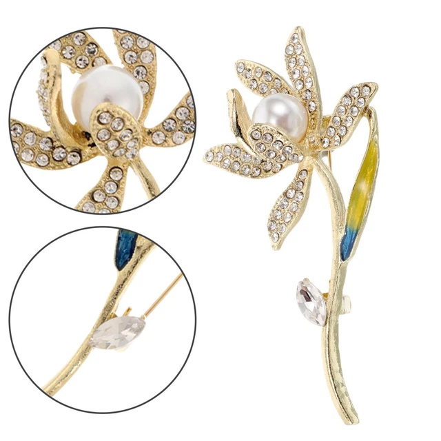 Broche châle en strass - Canada
