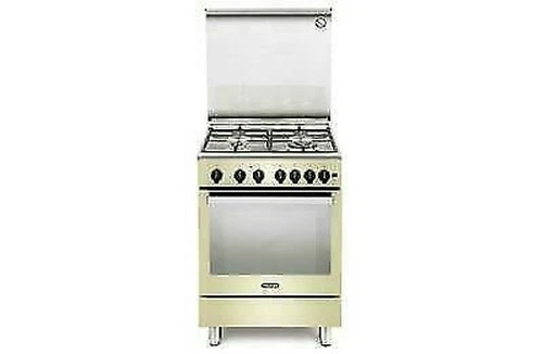 Delonghi PGVC64 Cuisine 60X60 4 Brûleurs Four Gaz Aéré 6 Fonctions Crème