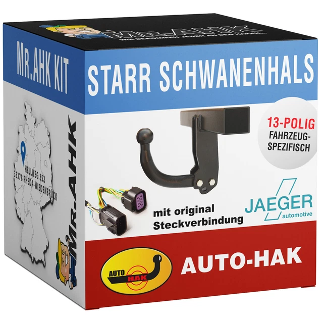 AutoHak Anhängerkupplung starr für VW T4 Bus Kasten 90-96 mit 13pol spezifisch