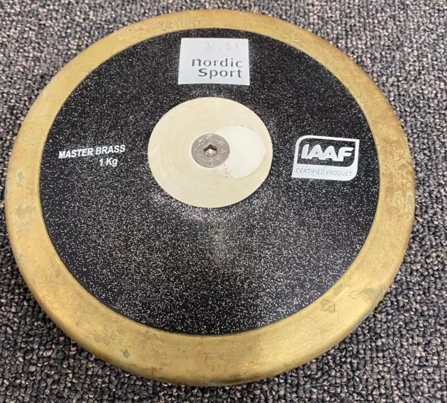 Nordic Diskus Master Brass 1 kg - IAAF certified - gebraucht, aber unbenutzt