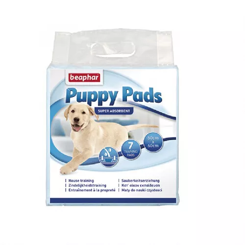 BEAPHAR Empapadores Higiénicos PUPPY PADS, 60 x 60 cm, 7 uds