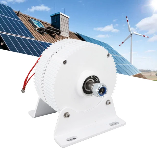 Alternatore Magnete Permanente 48V 3 Fasi Vento CA Generatore Sincrono 300W Nuovo